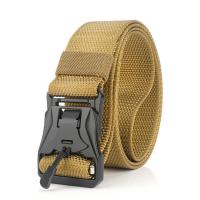 China Army Plastic Buckle Nylon Belt Magnetic 125cm Tactical Training on sale
