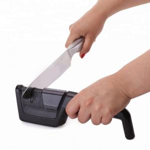 China 2 Stage Any Color Household Knife Sharpener Weight 170g Alloy Wheel Knife Sharpener supplier
