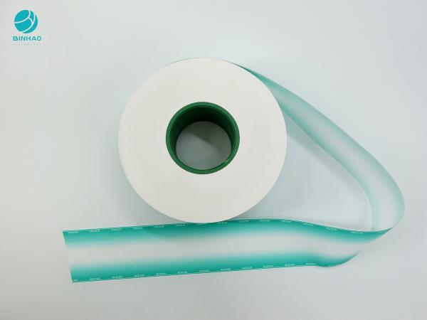 Green And White With Customized Logo 4% Moisture Tipping Paper For Cigarette