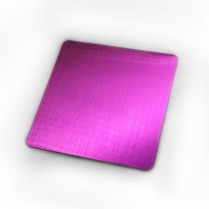 China 4X10 gold PVD Color Plated 316 Decorative Stainless Steel Sheet 1.2 mm Thick supplier