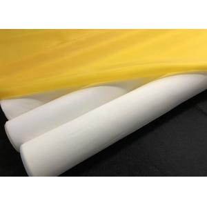 China High Flexibility 110 Screen Printing Mesh With SGS / FDA / MSDS Certificate White Color supplier