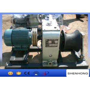 220V / 380V 5 Ton Electric Engine Powered Cable Capstan Winch For Pulling