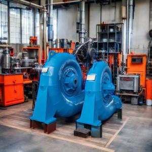 Vertical or Horizontal Francis Turbine Generator with / 90%-96% Rated Efficiency