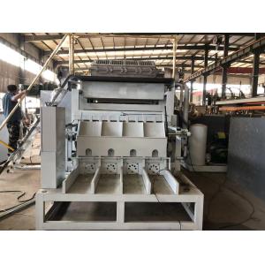 China Waste Paper Pulp Egg Tray Making Machine , Fruit Tray Making Machine Large Output 2500-3000pcs/h 4*4 molds PLC Controlled wholesale