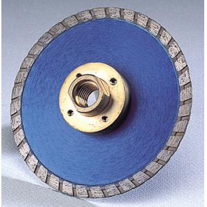 China Turbo Flush cutting blades diamond cutting blade for stone granite with flange M14，5/8-11 supplier