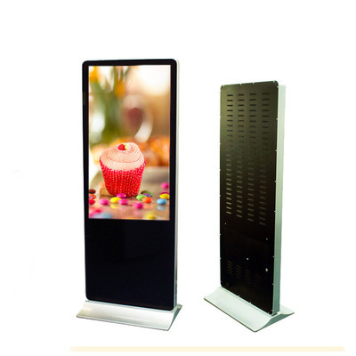 4K Embedded Android Digital Signage Kiosk Stand Alone 55 Inch Interactive Totem Standing Display