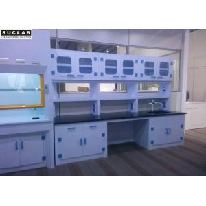 Wall Cabinet Combined Medical Laboratory Furniture , Laboratory Island Bench Floor Mounted