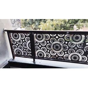 Outdoor Aluminum Stair Railing Balusters Framed Terrace Designs