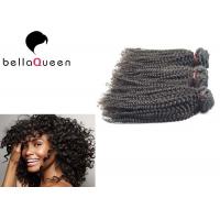 China Kinky Curly Natural Black 1b Human Hair Extension For Black Women on sale