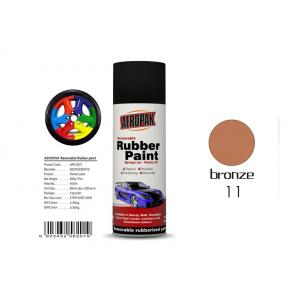 China Pearl Luster Bronze Removable Rubber Spray Paint For Wheel Coating APK-8201-11 supplier
