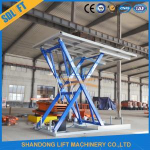 China 3M 3Tons Hydraulic Scissor Car Lift For Basement Car Parking Lift Home Use supplier