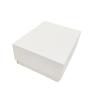 China Boîtes d'emballage en carton ondulé blanc personnalisées et pliables wholesale