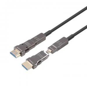 China 8K High Speed HDMI Cable 3D HDMI HDCP 2.2 ARC With HDMI A Male And Micro HDMI Fiber supplier