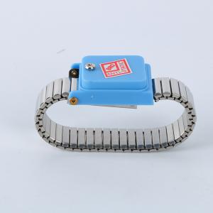 China Wireless Anti Static ESD Wrist Strap Cable Metal Wrist Band With PVC supplier