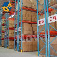 China Robust Gray Blue Orange Pallet Racking System With 2.0-2.5mm Beam Thickness on sale