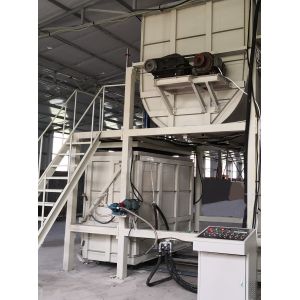 China High Performance Rebonded Foam Machine With Single Mould For Squre Foam Block wholesale