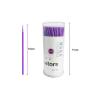 China Wholesale Disposable Micro Fiber Eyelash Cleaning Brush Spoolie Dental Applicator Plastic Micro for Eyelash Extensions wholesale