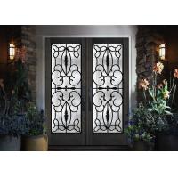 China Professional Iron Glass Entry Doors For Building Sound Insulation on sale