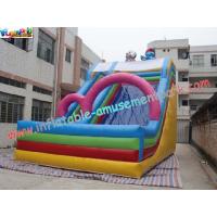 China Childrens Commercial grade 0.55mm(1000D, 18 OZ) PVC tarpaulin Inflatable Slide Toys on sale
