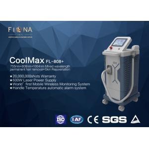 China Apollomed Triple - Wave Diode Laser Hair Removal Machine With Automatic Alarm System supplier