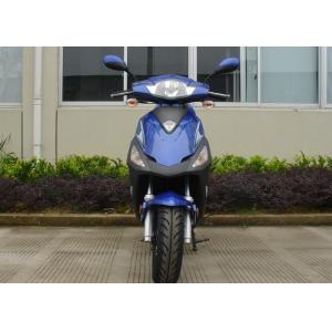 Aluminum Frame  Adult Motor Scooter 12V 7A  Blue 50cc Motor Scooter With Headlight