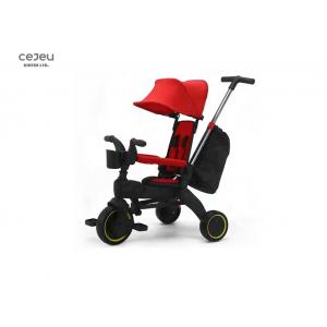 China Plastic Foldable Tricycle Stroller With Mom Bag 91*50*54CM supplier
