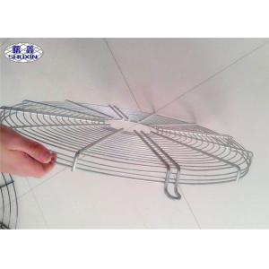 China Stainless Steel Ceiling Fan Guard Industrial Net Cover In White Color supplier