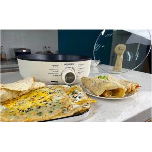 28cm 1300w Large Electric Griddle Pancake Frying Pan With Temperature Control