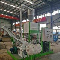 China Mobile Biomass Pellet Plant Complete Set Wood Pellet Production Line 300-500kg/H on sale