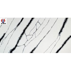 Marble Quartz Kitchen Countertops Worktops Panda White Color 3200*1600mm