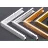 China Light Weight Brushed Aluminium Picture Frames Gold Color Snap Application wholesale