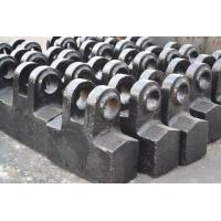 China ZG120Mn13Cr2 High Manganese Steel Hammer Parts Heavy Crusher Hammer on sale