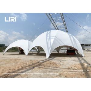 8m Aluminum Crossover Outdoor Hexagonal Dome Frame Tents For Trade Show