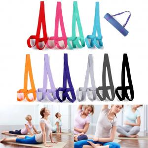 Gym Yoga Props Adjustable Yoga Mat Strap Mat Sling Carrier Shoulder Belt Exercise