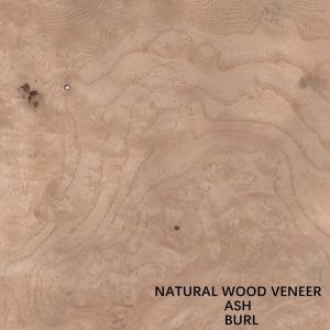 China Hotel Natural White Ash Veneer Wood Burl Grain Thickness 0.55mm Good Price For For Hotel Decoration China Wholesale supplier