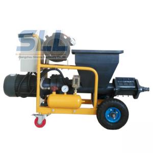 Multifunction Robot Mortar Spray Plaster Machine / Wall Plastering Equipment SLW120