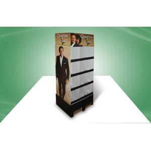 Light Weighted Cardboard Hook Display , Cardboard Display Shelves Easy Assemble