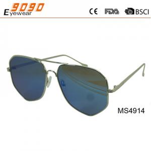 China 2018 fashion metal with 100% UV protection mirrored lens, suitable for men and women wholesale