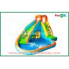 China Inflatable Slip And Slide Giant Safety Inflatable Bouncer For Amusement Park , Inflatable Bounce Castle Bouncy Slides wholesale