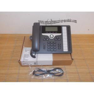 China Low Power Dissipation Cisco IP Phone Wideband Audio Performance Easy To Use supplier