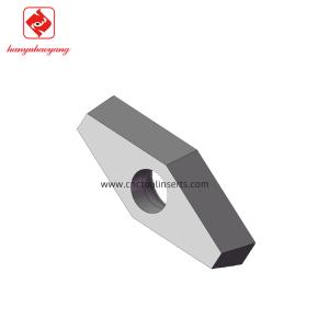 China Insertos de fresado CNC con recubrimiento PVD HYXCCW0904303-29° HYB308, Adecuados para materiales difíciles de mecanizar, excepto aleaciones de alta temperatura. wholesale