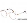 China 50mm Lens Metal Optical Frame Round Circle Eye Glasses Spectacle wholesale