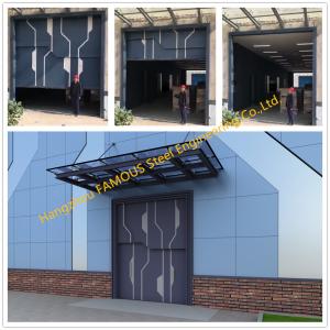 China Sectional Steel Lift Door Vertical Panel Lifting Industrial Sectional Door For Garage Use supplier