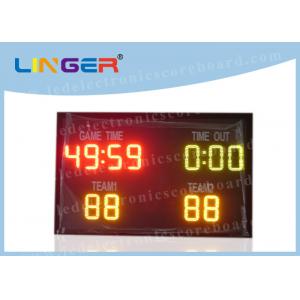China Yellow / Red / Green Led Electronic Scoreboard Paintball With CE / ROHS Certificate supplier