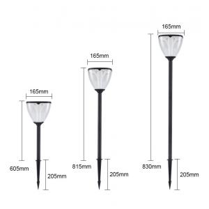 Outdoor Waterproof Solar Garden Fence Lights LED Landscape Solar Panel Wall Lights