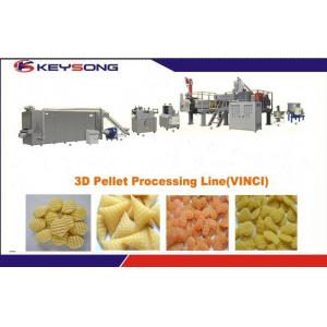 China 380V /  220V 3d Snacks Pellets Machine , Full Automatic Snacks Making Machine supplier