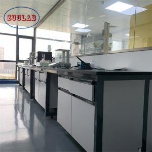 High Safety Chemistry Lab Workbench With Wood Construction Sturdy Frame