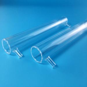 China 60mm Diameter Double Layer Quartz Glass Tube Fused supplier