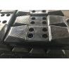 China Black Color Excavator Rubber Pads Noise Reduction For Hitachi EX120 wholesale