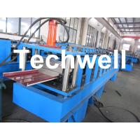 China Aluminium Standing Seam Roof Roll Forming Machine For Material Thickness 0.5 - 1.2mm on sale